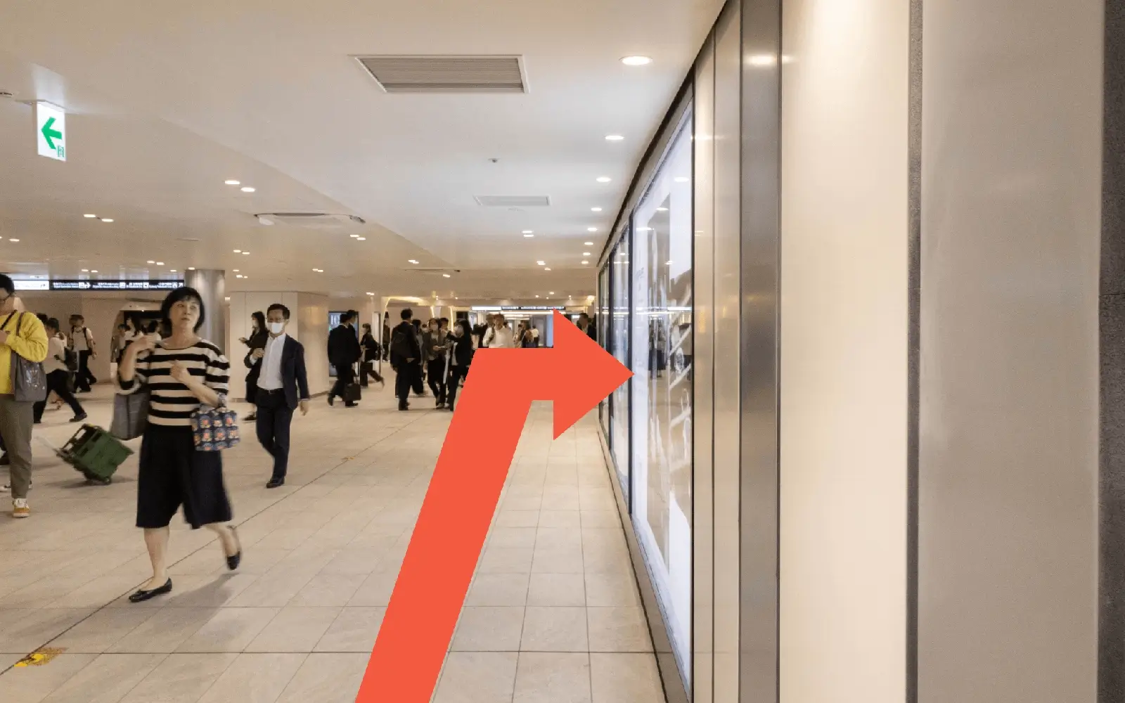 大阪駅桜橋口からお越しの方へ(地下)